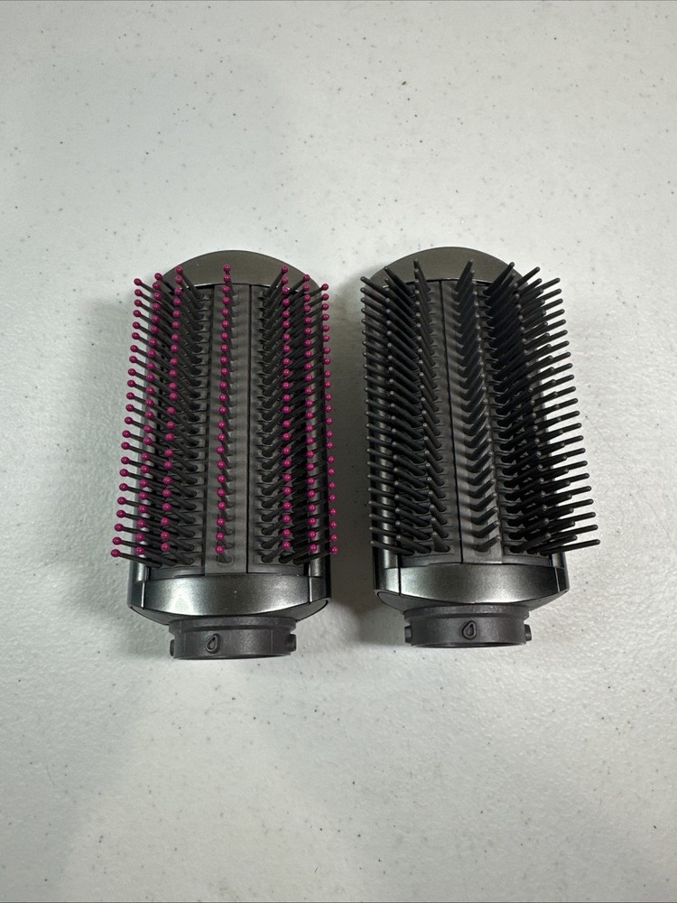 Dyson Airwrap Styler Soft Smoothing Brushes Attachment, Nickel/Fuchsia