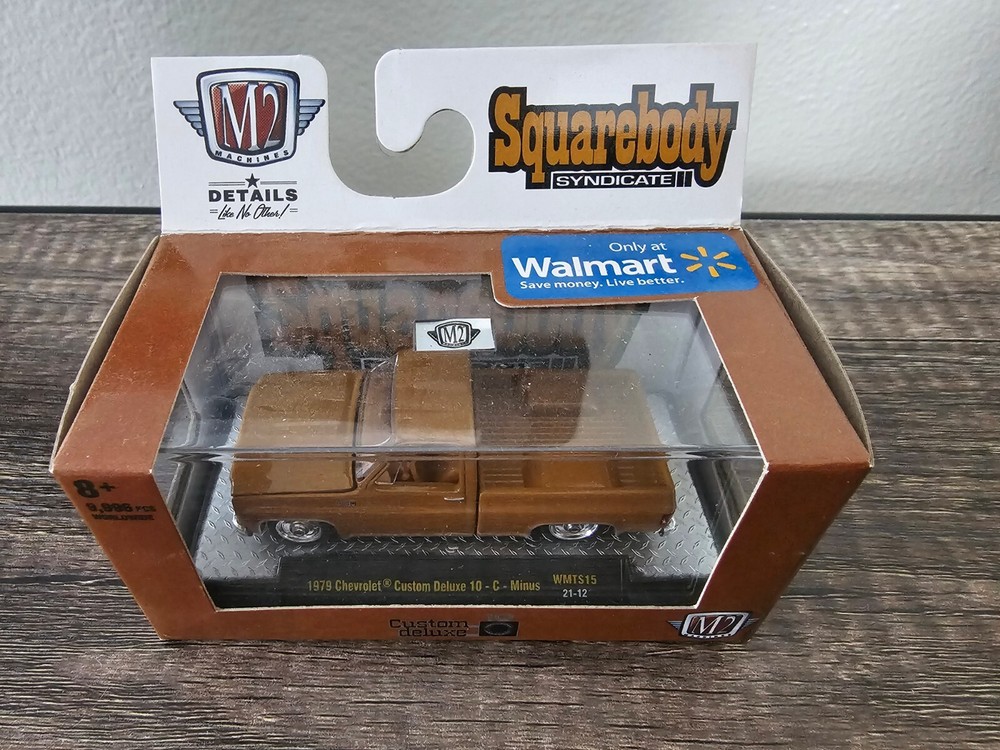 M2 Machines 1:64 Diecast 1979 Chevrolet Custom Deluxe 10 C Minus Squarebody
