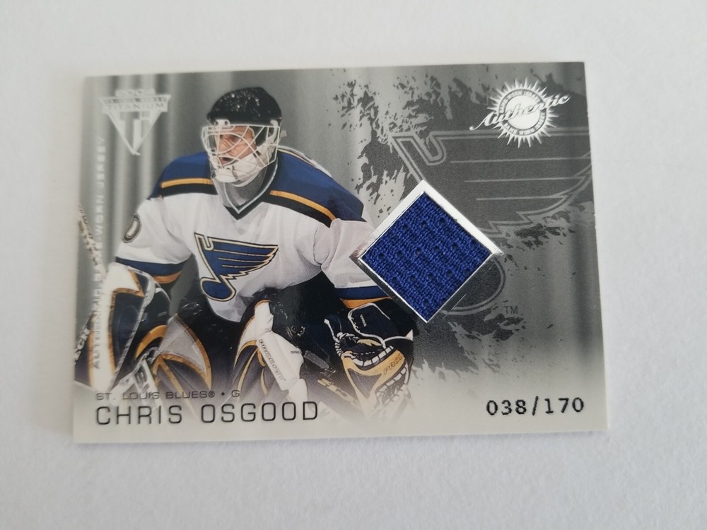2003-04 Pacific Private Stock Titanium Chris Osgood #179 038/170 Hockey Card