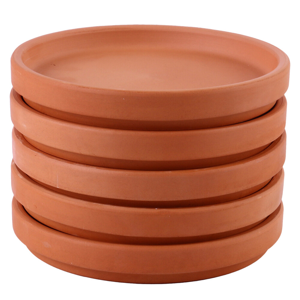 5 Pcs  Pots Terra Saucer Flowerpot Mat Plant Base