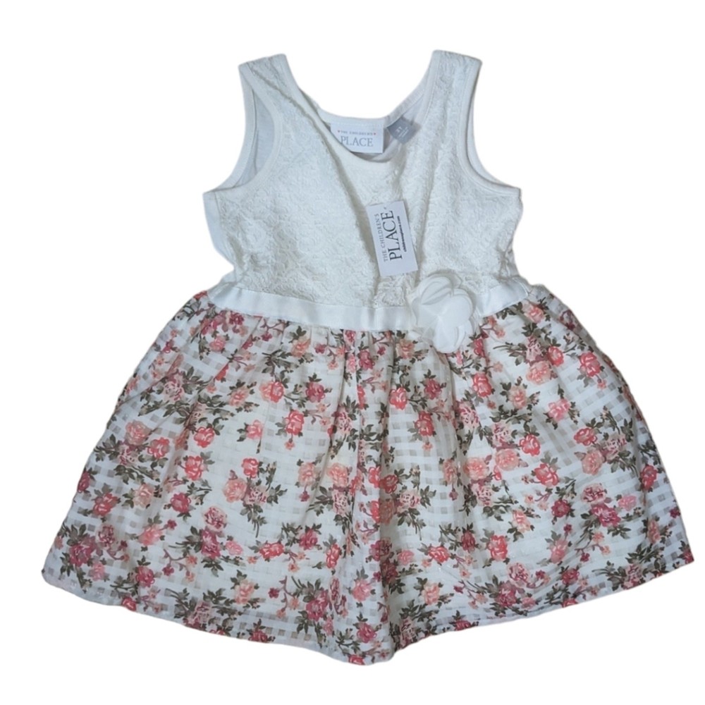 NWT Children's Place Lace and Floral Dress