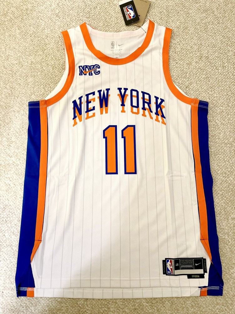 100% Authentic Nike Jalen Brunson NY Knicks City Edition Authentic Jersey 48