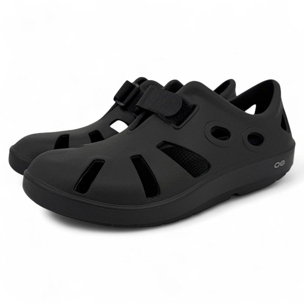 OOFOS Men's OOcandoo Sandal Black Size 12