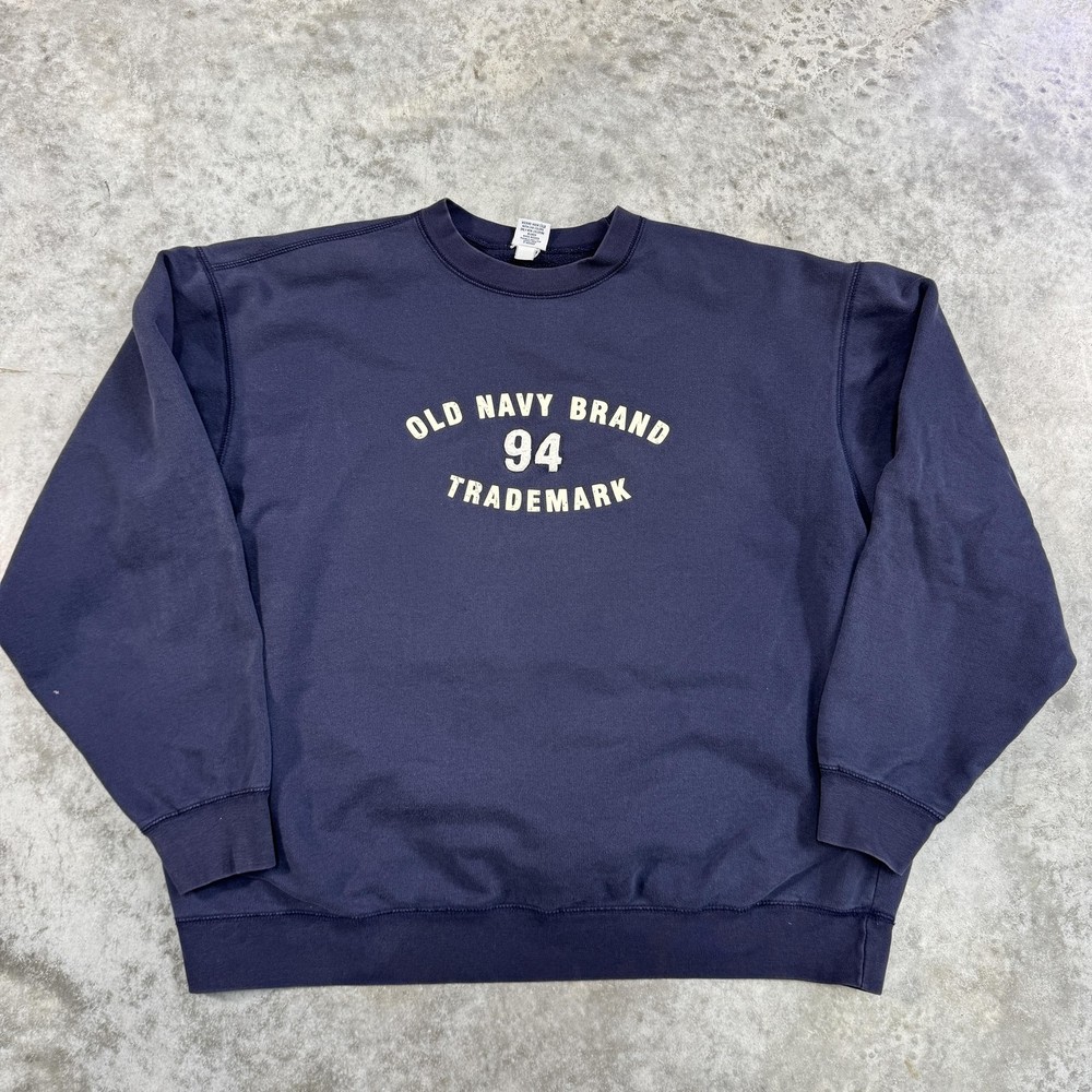 Old Navy Sweatshirt Mens 2XL Crewneck Pullover Trademark 94 Casual