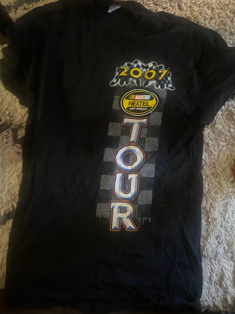 Vintage 2007 NASCAR Nextel Cup Series Y2K Racing T-Shirt Men's Medium