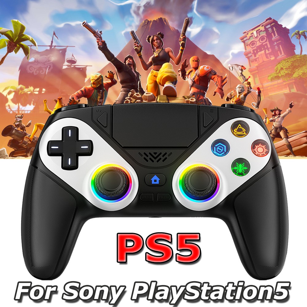 1-PACK For Sony Playstation 5 PS5 DualSense Wireless Black Controller w/Flash,.,