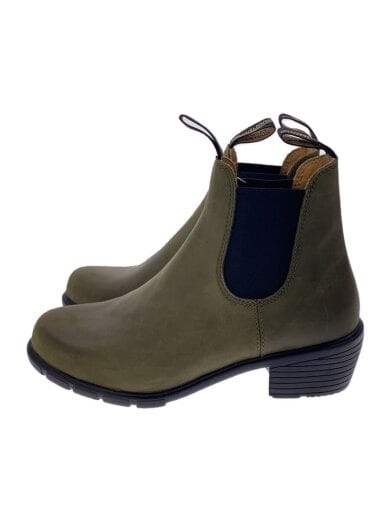 Blundstone Side Gore Boots US9 Khaki Leather 001413 H1F45