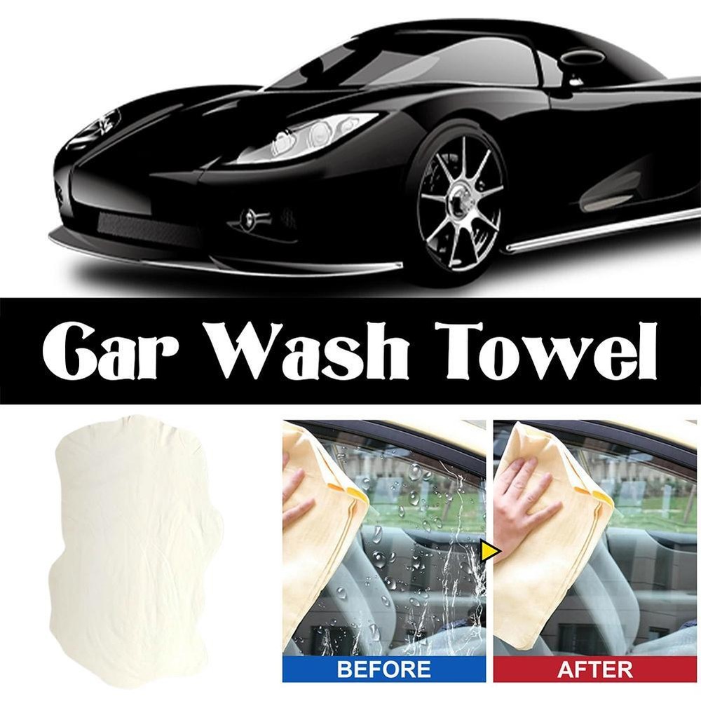 🔥Car Wash Towel Cleaning Super Absorbent Drying Cloth Wipe Auto No Scratch Rag
