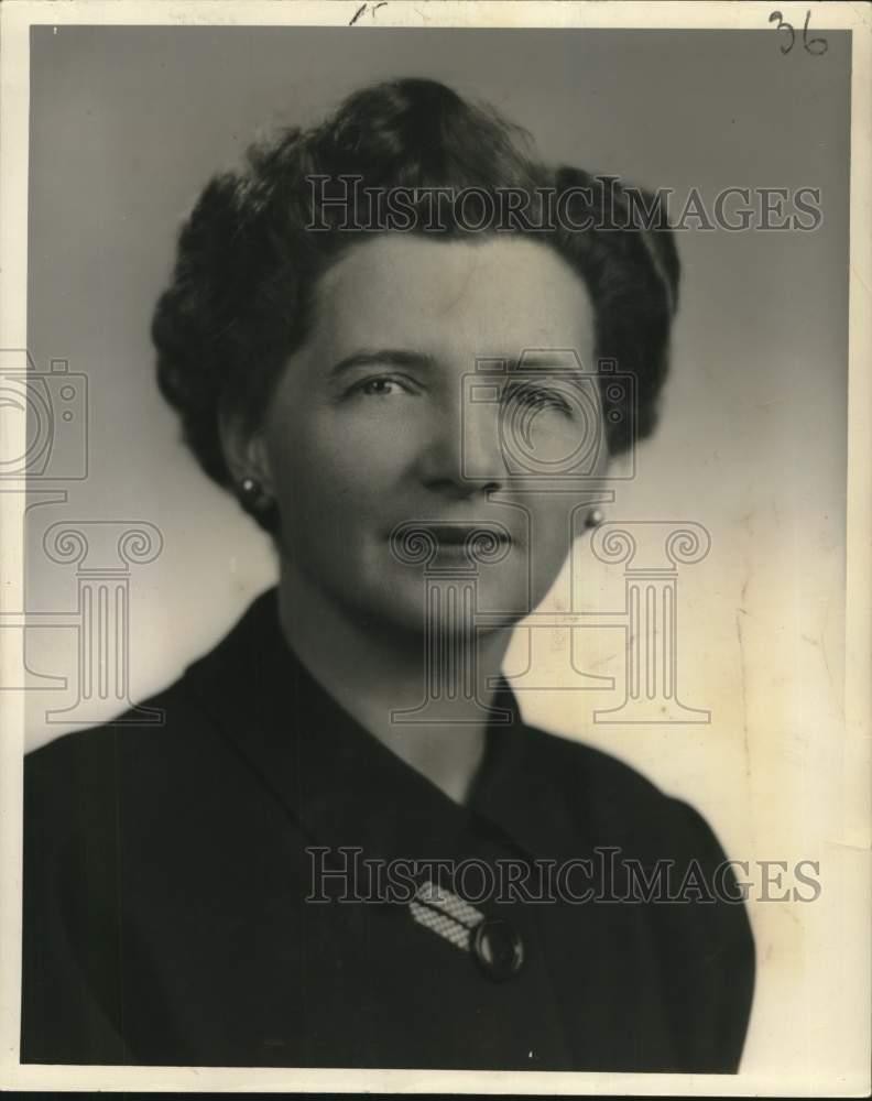 Press Photo Mrs. Theodore Wedel portrait - noc56768