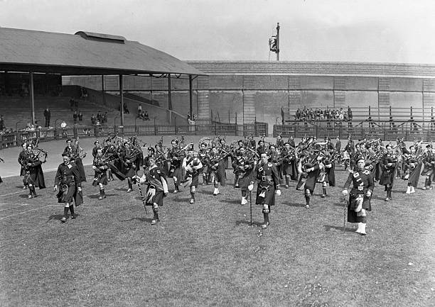 Opening Of Tailteann Games Massed Band Parade 1932 Old Ireland Photo