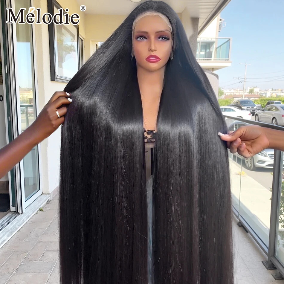13x6 HD Lace Front Wig Straight Human Hair Pre Plucked Baby Hair