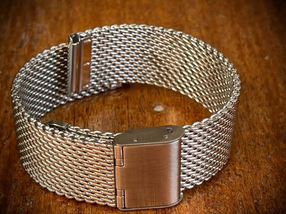 New 18-24mm Shark Mesh S/Steel Strap Bracelet For All Watches, High Quality