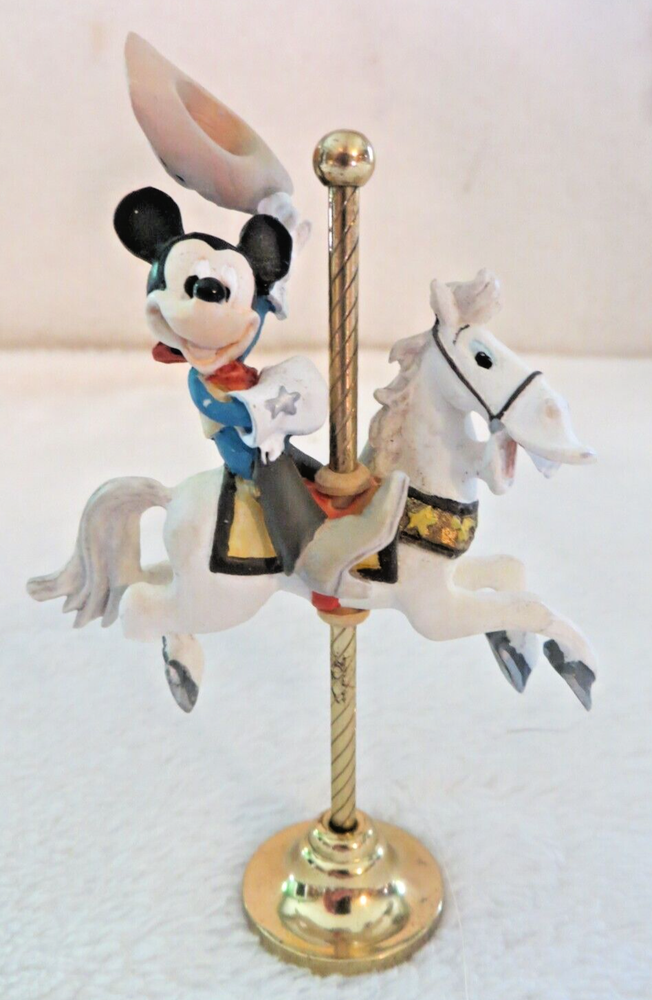 Walt Disney Co. Willitts Designs 63058 Mickey Mouse Carousel Horse Figurine