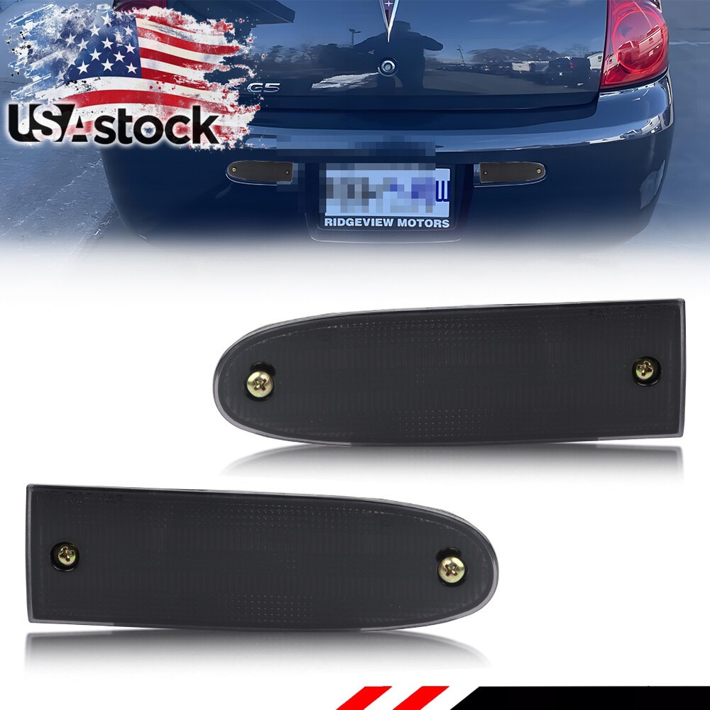 2X Smoked Lens Rear Bumper Backup Lights for 2000-2009 G5 Monte Carlo