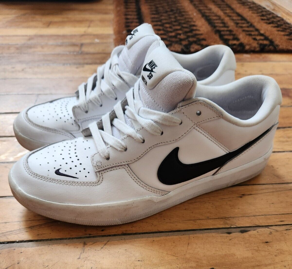Nike SB Force 58 White Mens US 8.5 Great Condition 2022