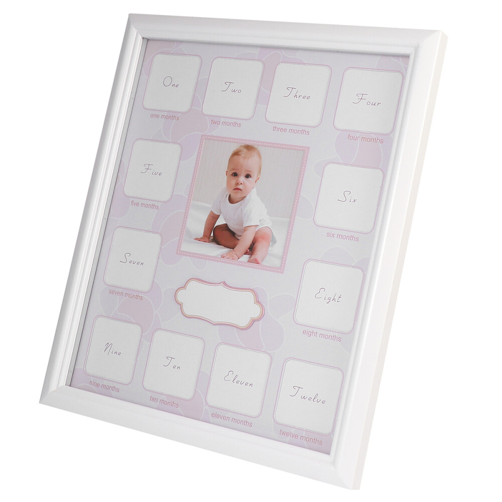 Newborn Photo Frame First Year Baby Shower Gifts Keepsake Album Child