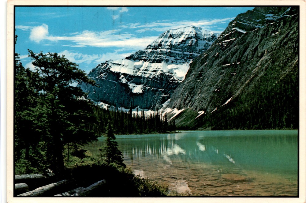MOUNT EDITH CAVELL, JASPER NATIONAL PARK, CANADA, Cavell Lake Postcard