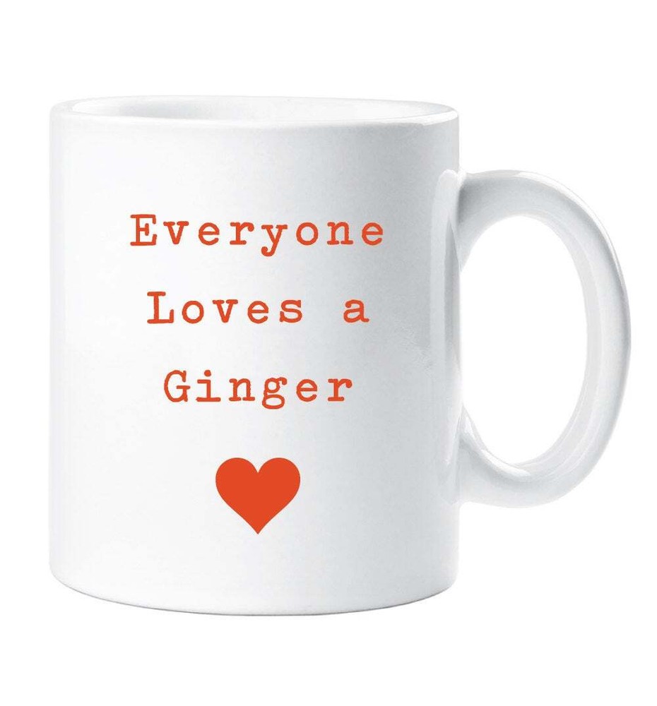 Ginger Mug Novelty Funny Gift Ceramic Cup For Ginger Lovers  