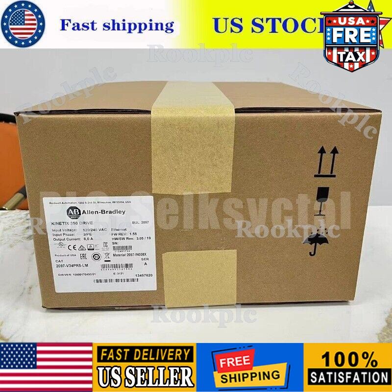 NEW Allen Bradley 2097-V34PR5-LM Kinetix 350 Servo Drive 2.0kW 3-Phase 400/480VA