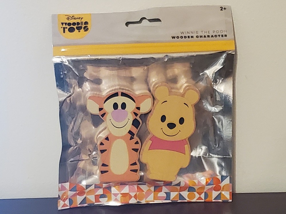 Disney Wooden Toys 2-Piece Character Set - Winnie the Pooh & Tigger Too