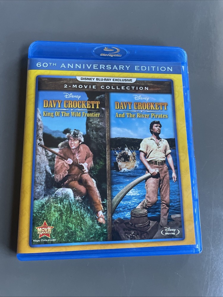 Davy Crockett 2 Movie Collection (Blu-ray) Disney Movie Club Exclusive