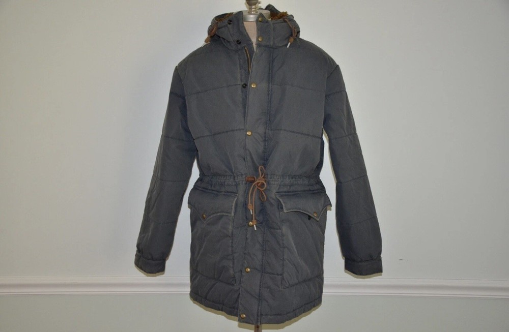 Ralph Lauren RRL Poly Filled Nylon Shell Hooded All Weather Parka Jacket Coat