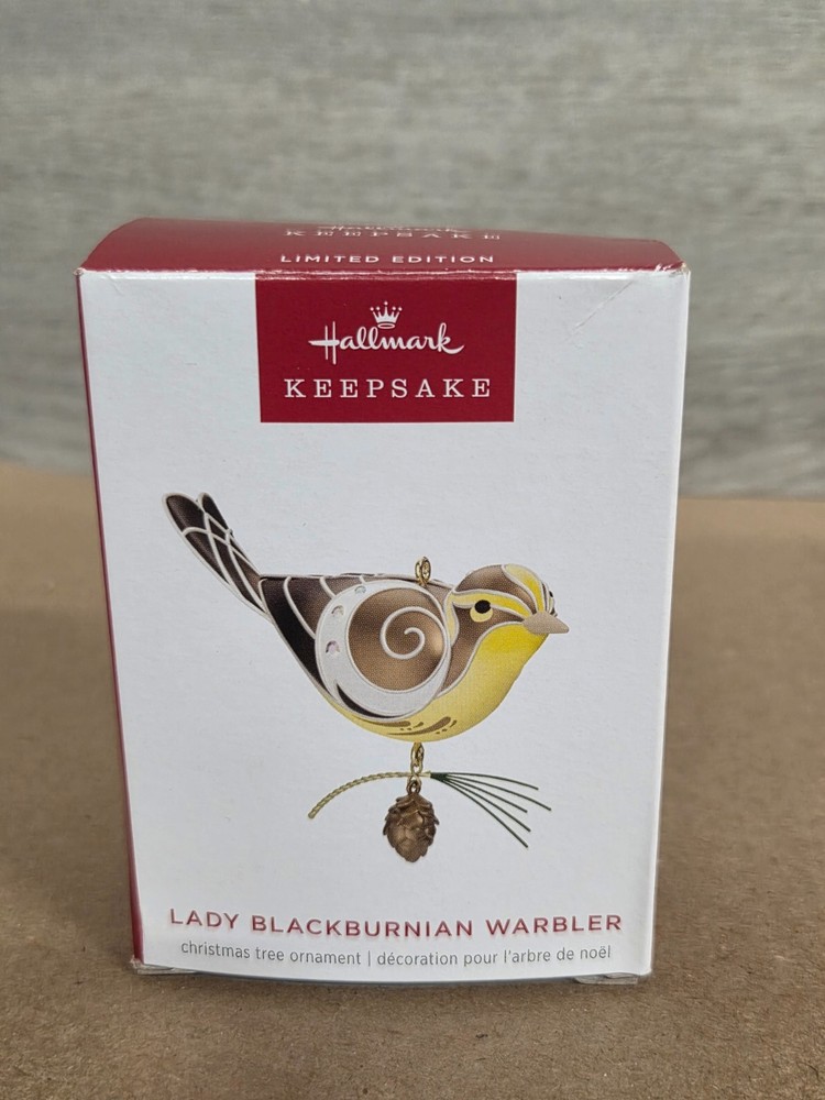 Hallmark 2025 Lady Blackburnian Warbler Limited Edition Ornament SOLD OUT!!