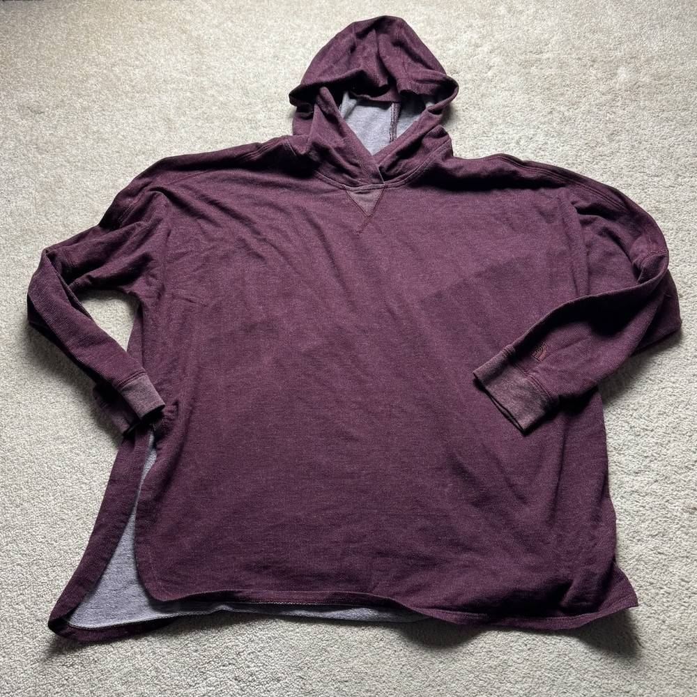 North Face Womens Purple Hoodie Sweatshirt Size Large