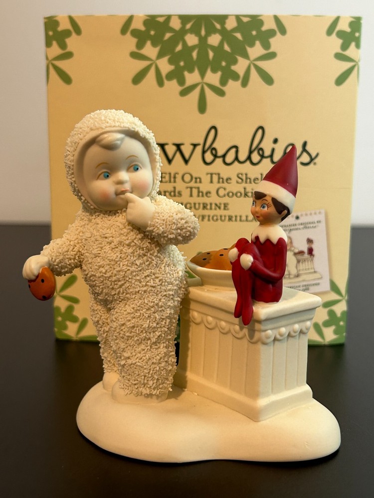 Dept 56 Snowbabies Elf on the Shelf Guards Cookies Christmas Figurine  