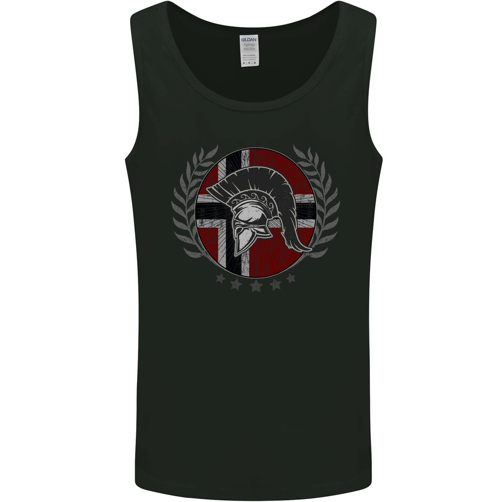 Norway Bodybuilding Flag Gym Training Spartan Mens Vest Tank Top