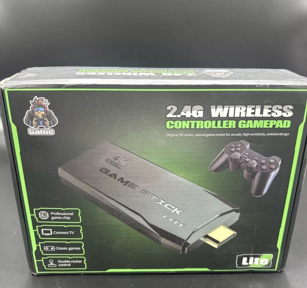 2.4G Wireless Controller Gamepad Lite - 4K Ultra HD Game Stick New Open Box