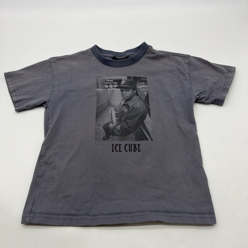 Ice Cube Collection T-shirt Kids Boys 7 Gray Graphic Print 100% Cotton.#43001