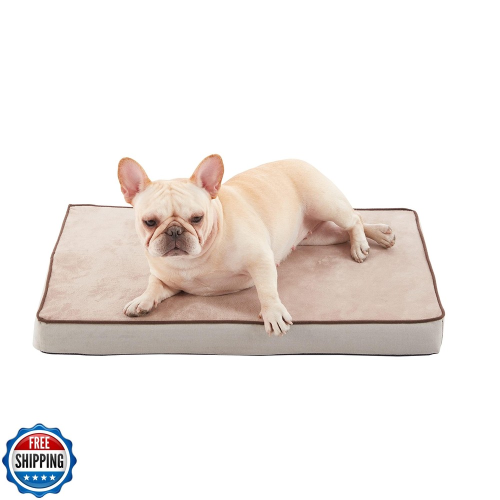 GOHOO Orthopedic Cooling Memory Foam Dog Bed for Medium Large Pets