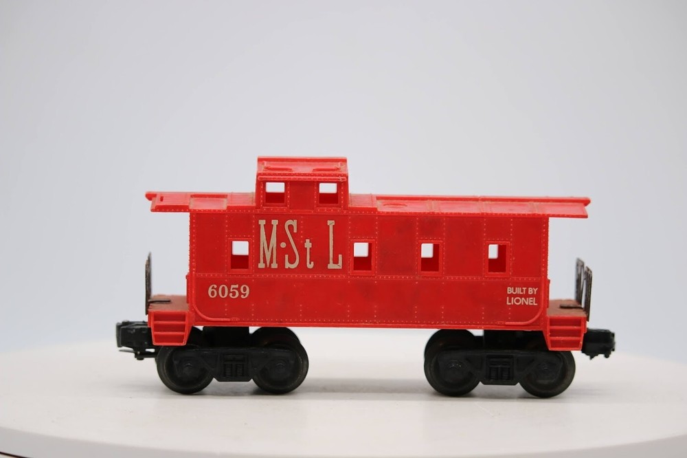 Vintage Lionel 6059 Red Caboose O Gauge 1:48 Scale Missouri & St. Louis