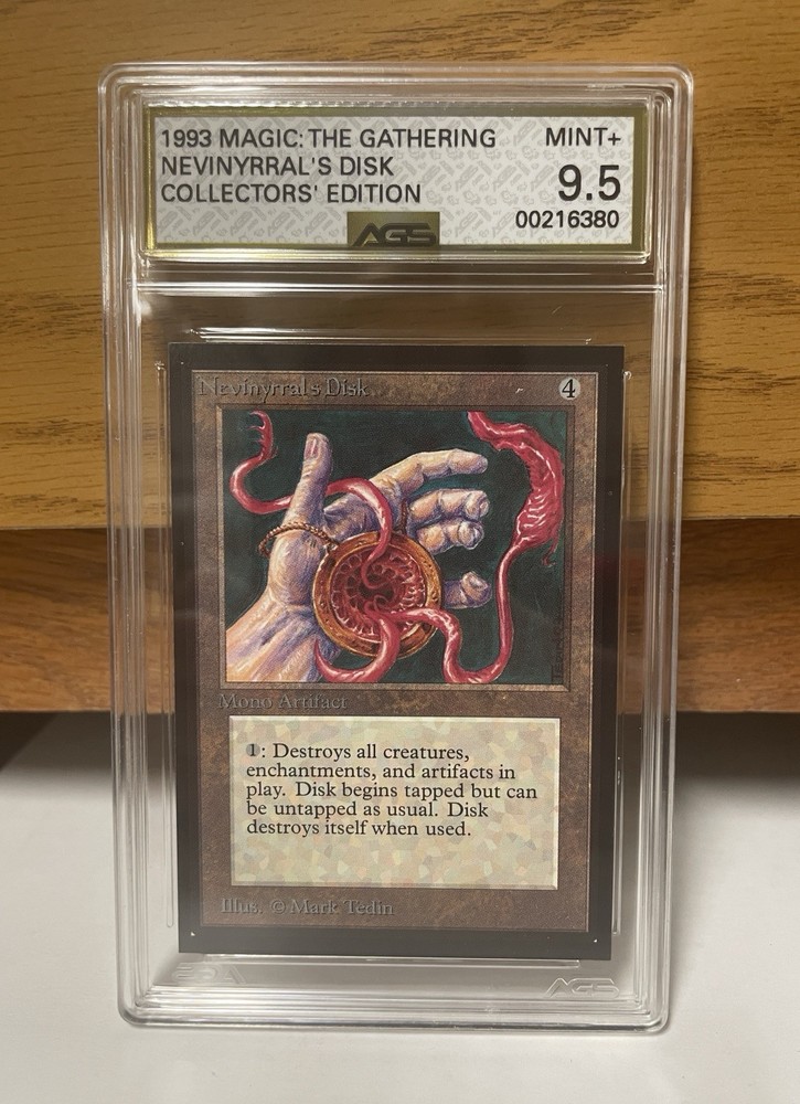 MTG 1993 Collector’s Edition Nevinyrral's Disk AGS 9.5 MINT+