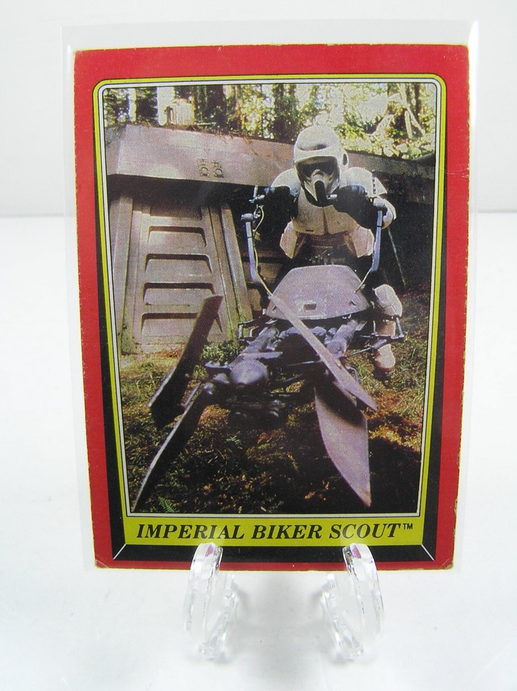 Topps 1983 Star Wars Return of the Jedi Trading Card #96 Imperial Biker Scout