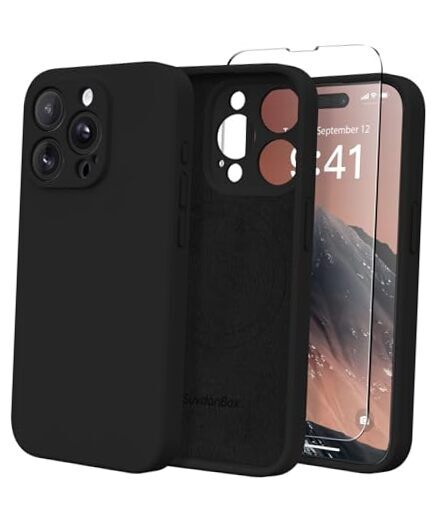 Magnetic iPhone 14 Pro Case Compatible with MagSafe Full Camera Black Cover