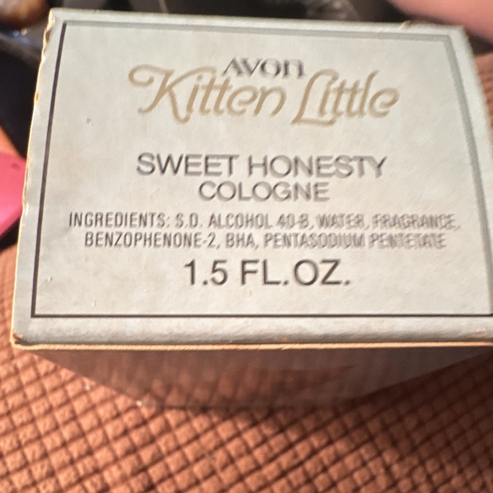 AVON Sweet Honesty Cologne collectible bottle