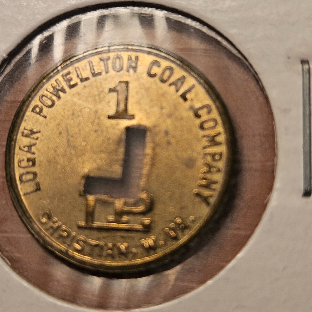 Christian West Virginia WV   Logan-Powellton Coal Co   Scrip Script Mining Token