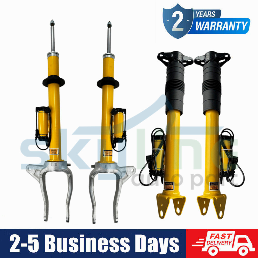 4pcs Front Rear Shock Absorbers w/Electric Fit Jeep Grand Cherokee SRT 16-2022