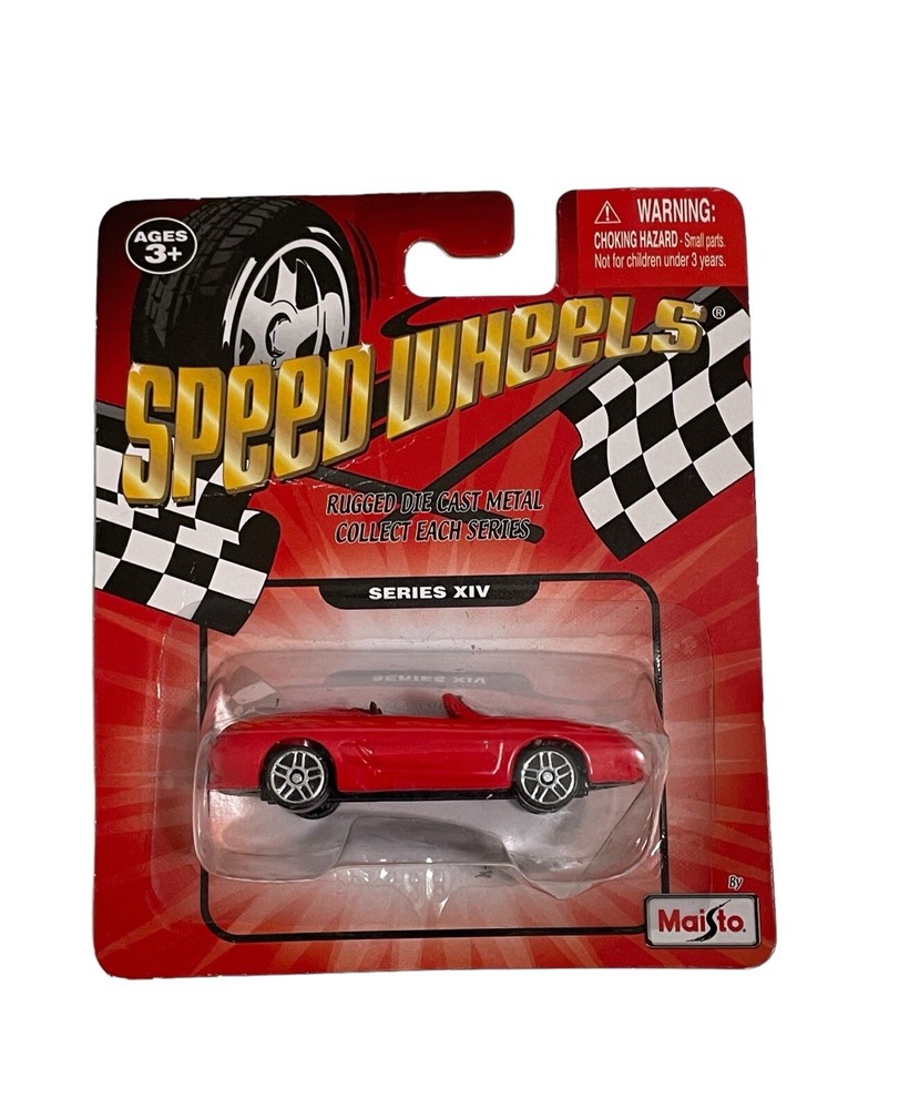 NIB Maisto 1:64 Diecast Ford Mustang Mach III Red Speed Wheels Series X  