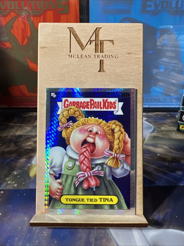 2024 Topps Garbage Pail Kids Chrome Tongue Tied Tina No. 267a Prism