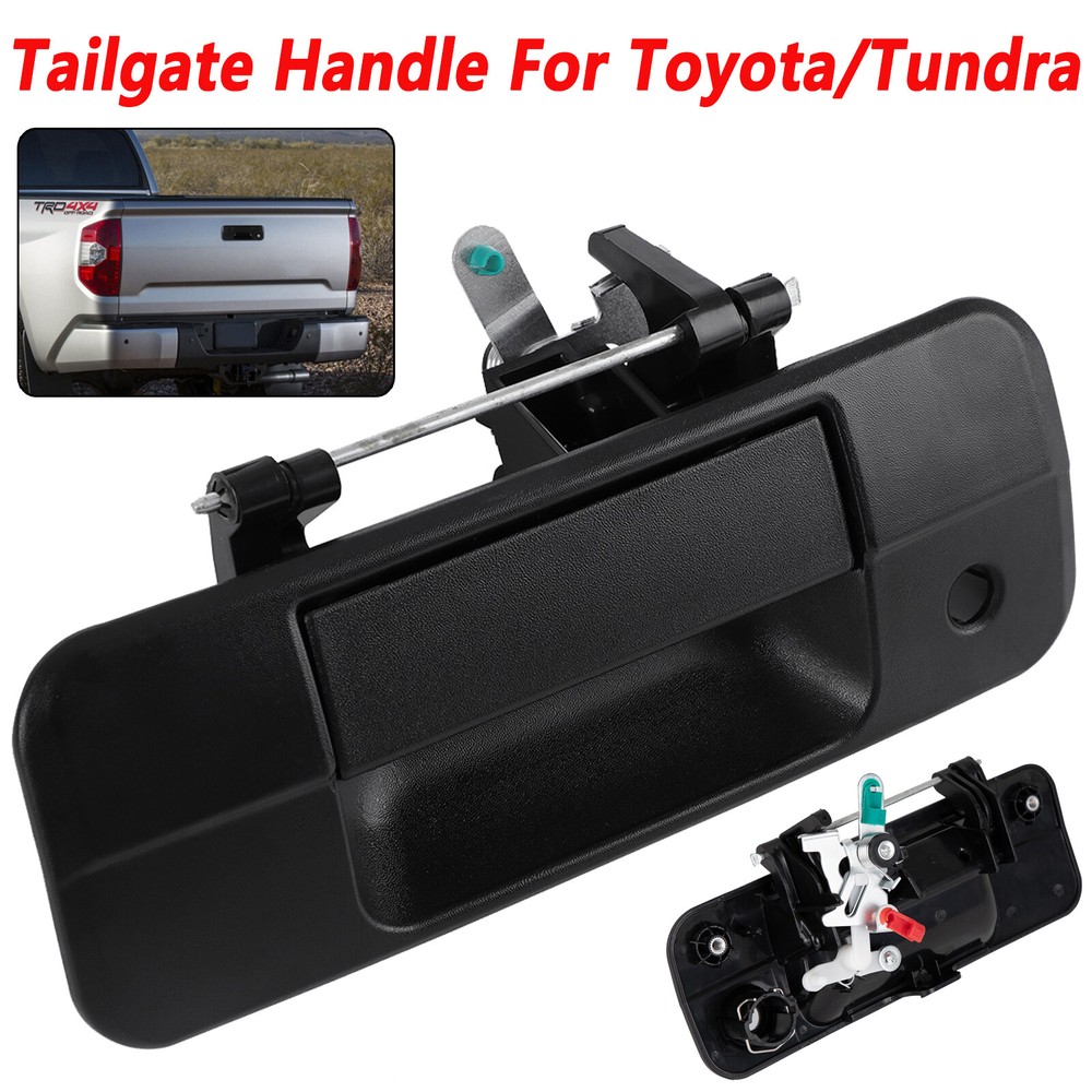 For 2007-2013 Toyota Tundra Tailgate Handle Textured Black Truck Exterior Parts