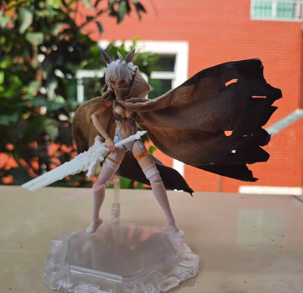 1/12 Wired Battle Damaged Hooded Cape Cloak For Shf 6''Action Figure Accessories