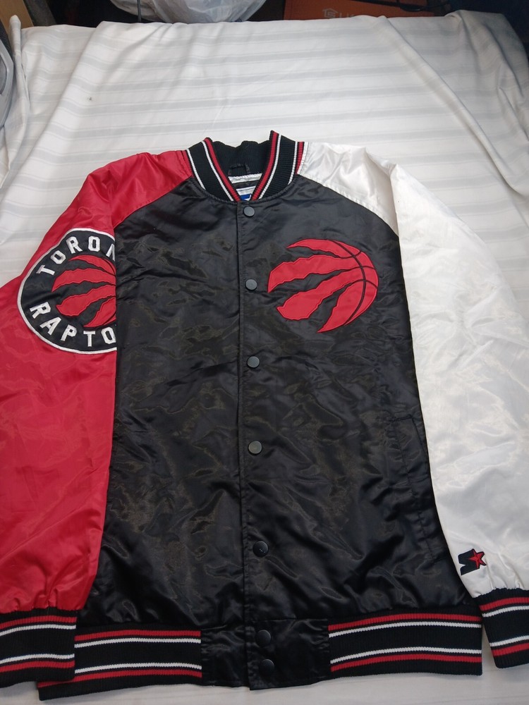 Toronto Raptors NBA Starter Satin Jacket Mens Size Xtra-large