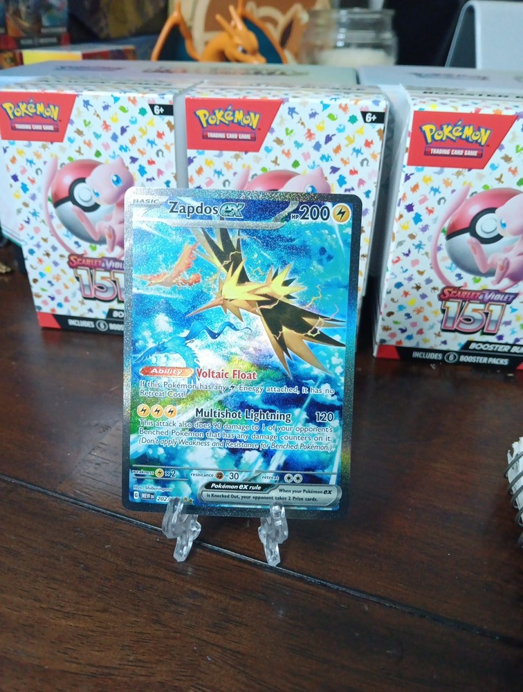 Zapdos ex 202/165 Sv: Scarlet & Violet 151 Holo