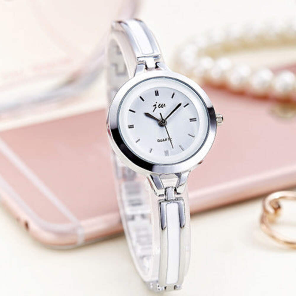 Stylish Quartz Movement Stainless Steel Fashion Watch with Jewelry Buckle