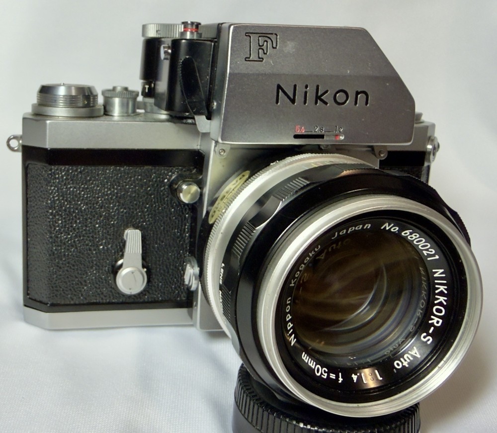 Nikon F Film Camera + 50mm F1.4 Lens Excellent