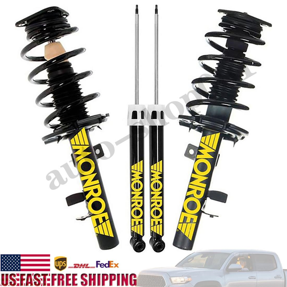 4 Monroe Rear Front Shocks Struts Shock Absorber For Ford Escape 2014