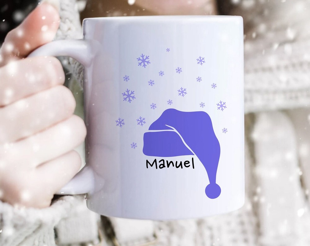 Personalized Kids Christmas Mug Hot Chocolate Cup Boy or Girl Gift